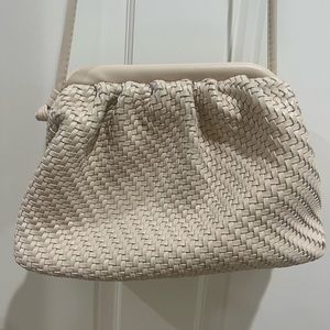 Anthropologie woven crossbody bag